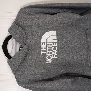 The North Face grey women's moisture wicking hoodie, size Large